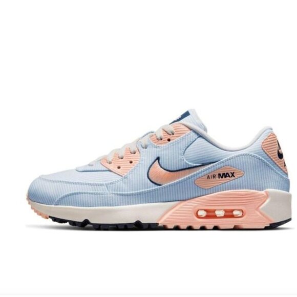 Nike Air Max 90 NRG Seersucker Golf Shoes PGA Master's Sneakers Size Men's 10